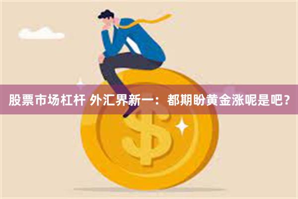 股票市场杠杆 外汇界新一：都期盼黄金涨呢是吧？