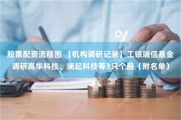 股票配资流程图 【机构调研记录】工银瑞信基金调研高华科技、澜起科技等3只个股（附名单）